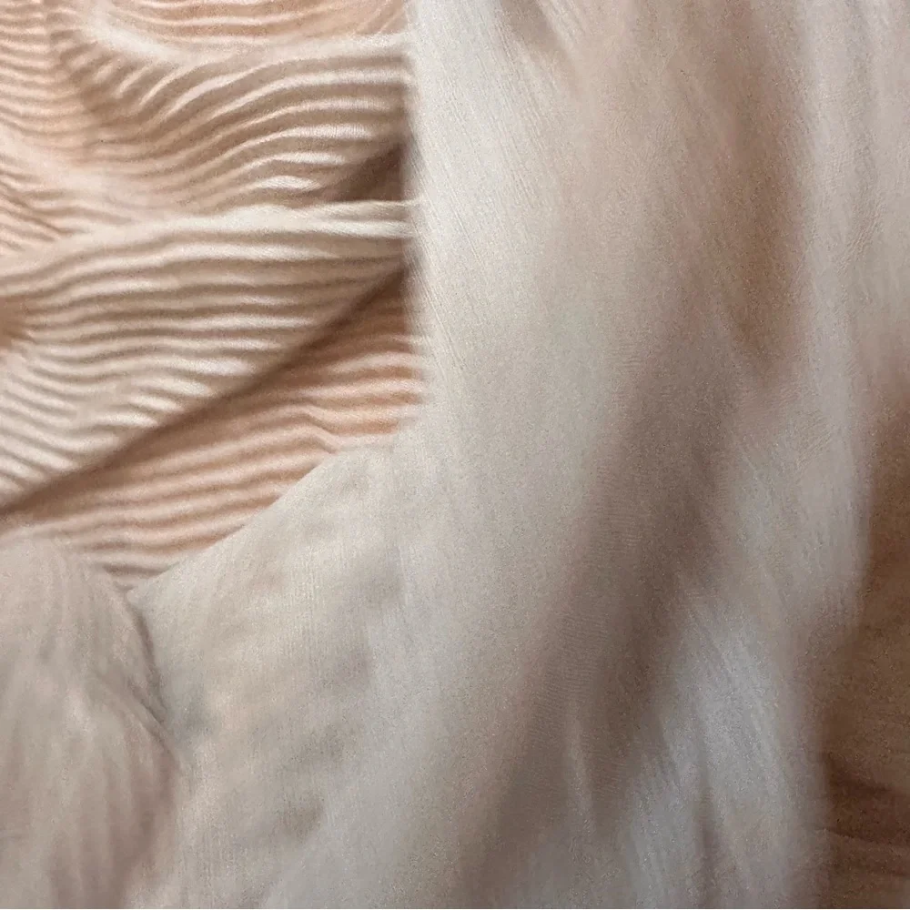 AGNONA  Pleated Scarf  with Flaws(b2)
